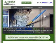 Tablet Screenshot of heascmoldservices.com